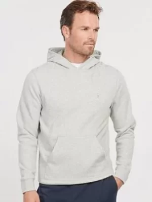 Barbour Essentials Pop Over Hoodie, Grey Marl, Size S, Men