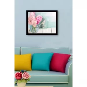 SC0830 Multicolor Decorative Framed MDF Painting