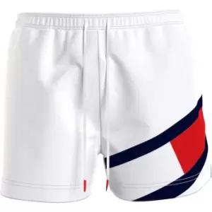 Tommy Bodywear Flag Swimshorts - White