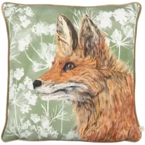 Manor Fox Cushion Natural, Natural / 43 x 43cm / Polyester Filled