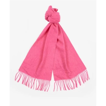 Barbour Lambswool Woven Scarf - Hot Pink