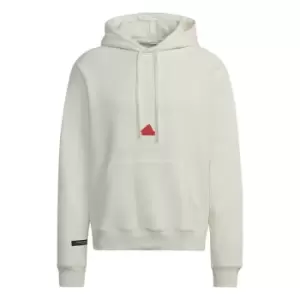 adidas Fleece Hoodie - White