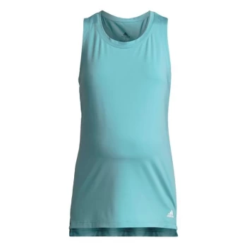 adidas AEROREADY Designed 2 Move Sport Tank Top (Maternit - Mint Ton / White