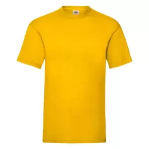 Fruit Of The Loom Mens Valueweight Short Sleeve T-Shirt (2XL) (Sunflower)