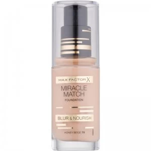 Max Factor Miracle Match Liquid Foundation with Moisturizing Effect Shade 79 Honey Beige 30ml