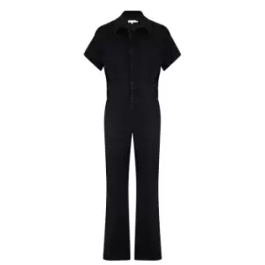 GOOD AMERICAN Fit For Success Bootcut Jumpsuit - Black