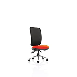 Dynamic Independent Seat & Back Task Operator Chair Without Arms Chiro Tabasco Red Seat Without Headrest High Back