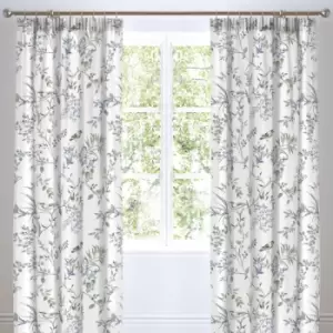 Dreams & Drapes Dreams and Drapes Nora Blossom Curtains 66x72 - Green, Cotton