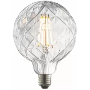 LED Filament Lamp Bulb Clear Glass 4W LED E27 Warm White Groove Bulb