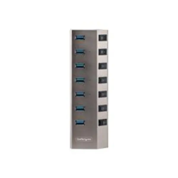 StarTech.com 7-pt USB Hub with On/Off Switches