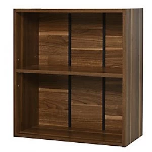 HOMCOM Wooden Storage Cupboard Walnut 745mm x 170 mm x 330 mm