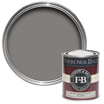 Farrow & Ball Full Gloss Paint Mole's Breath - 750ml