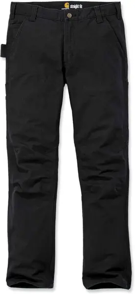 Carhartt Duck Dungaree, textile pants , color: Black , size: W34/L34