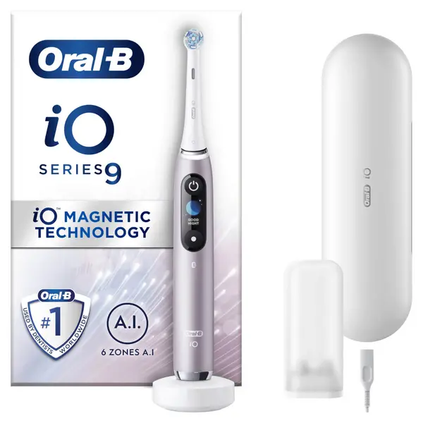 Oral B iO 9 Rose Quartz Electric Toothbrush