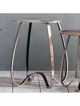 Hometown Interiors Bethany Side Table Silver