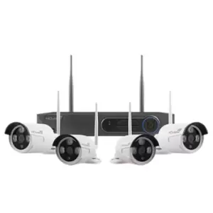 Esp 4 Camera Wireless Cctv Kit - 500GB - FHDV4KB4WF