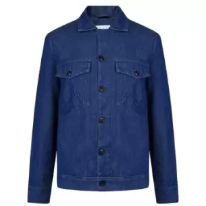 Albam Work Denim Overshirt Jacket - Blue