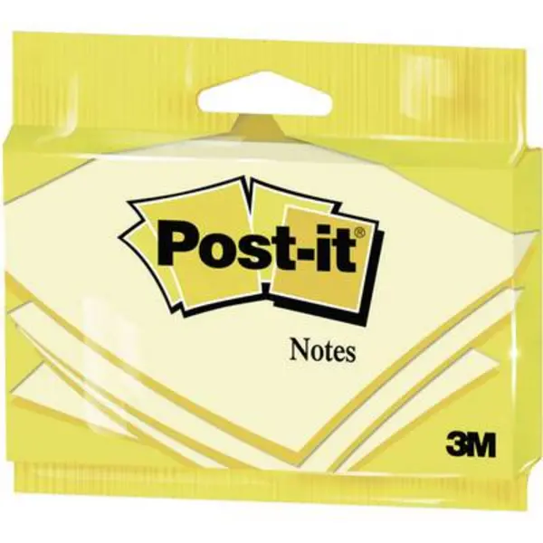 3M Sticky note 7100172279 76mm x 127mm Yellow 100 sheet