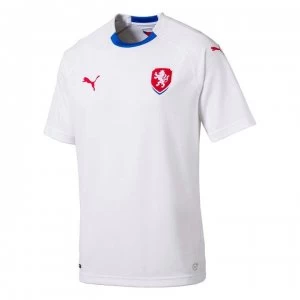 Puma Czech Republic Away Shirt 2018 - White/Royal