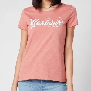 Barbour Womens Folkestone T-Shirt - Rose Dawn - UK 10