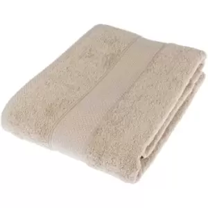 HOMESCAPES Turkish Cotton Stone Bath Sheet - Stone