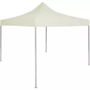 Professional Folding Party Tent 2x2 m Steel Cream Vidaxl Cream