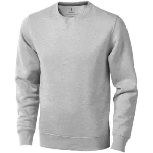 Elevate Mens Surrey Crew Neck Sweater (M) (Grey Melange)