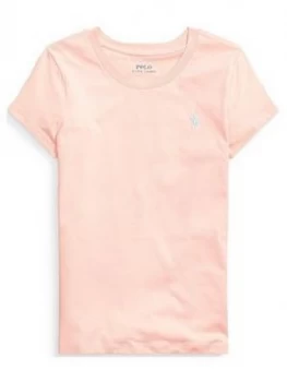 Ralph Lauren Girls Classic Short Sleeve T-Shirt - Coral