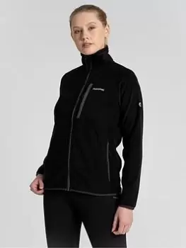 Craghoppers CRAGHOPPERS MISKA FZ FLEECE JACKET, Black, Size 20, Women