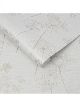 Superfresco Easy Wild Flower Grey Wallpaper