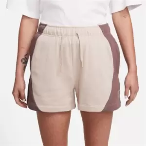 Nike Air Womens Mid-Rise Fleece Shorts - Neutral