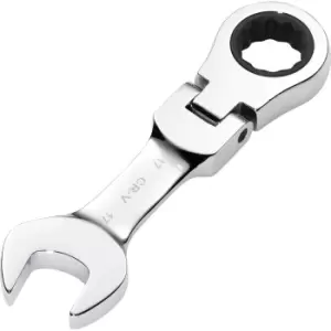 Draper Hi-Torq Stubby Flexible Head Ratchet Combination Spanner 17mm