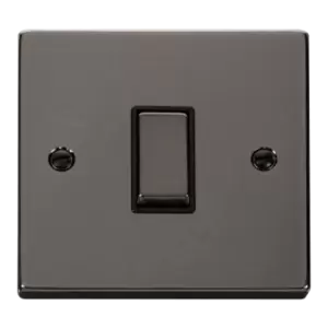 Click Scolmore Deco 10A 1 Gang Intermediate Rocker Switch - VPBN425BK