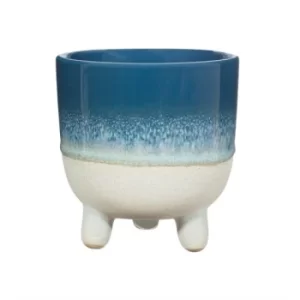 Sass & Belle Mojave Glaze Blue Large Planter