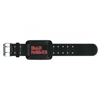 Iron Maiden - Logo Leather Wrist Strap