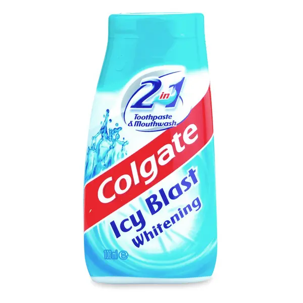 Colgate Icy Blast Whitening 2 In1 Toothpaste & Mouthwash 100ml