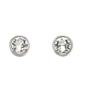 Beginnings Sterling Silver E4926C Swarovskiovski Crystal Stud Earrings