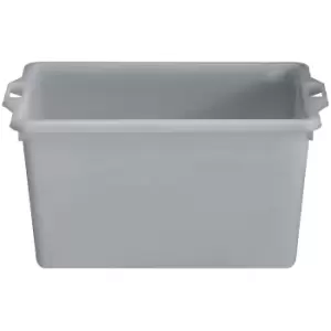 Stacking container made of polyethylene, conical design, capacity 65 litres, natural