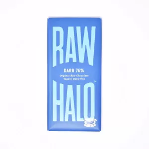 Raw Halo Organic Dark 76% Raw Chocolate - 70g (10 minimum)