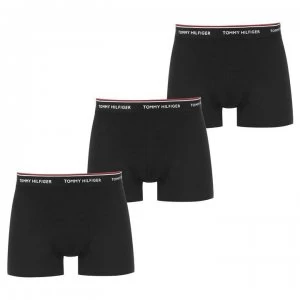 Tommy Bodywear 3 Pack Big & Tall Trunks - Black