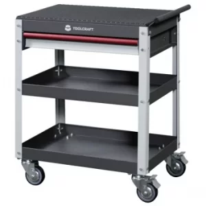 Toolcraft 553942 Service Trolley With Shelf 684 x 469 x 870 mm