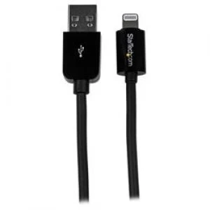 StarTech.com 15cm (6in) Short Black Apple 8-pin Lightning Connector to USB Cable iPhone iPod iPad