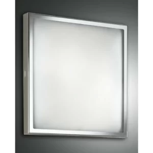 Fabas Luce Osaka LED Panels Chrome Glass