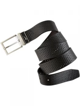 Nike Golf Perforated Reversible Belt Black