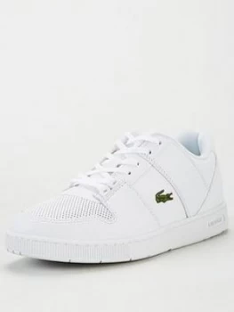 Lacoste Thrill Leather Trainers - White, Size 11, Men