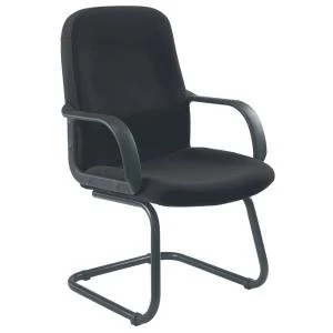 Jemini Visitor Cantilever Leg Chair Charcoal KF03425