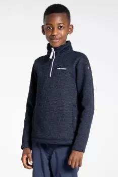 Kids' 'Shiloh' Recycled Hooded Half-Zip Fleece