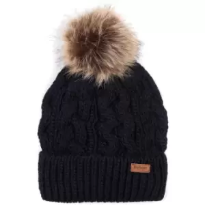 Barbour Penshaw Cable Beanie Hat - Black