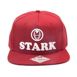 Marvel Comics - Tony Stark 3D Logo Unisex Baseball Cap - Red