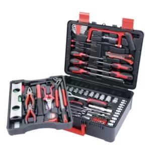 112 Piece General Purpose Tool Set in Plastic Box